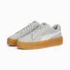 Изображение Puma Кеды Smash Platform V3 Suede Sneakers Women #2: Spring Lavender-PUMA White-PUMA Gold