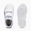 Изображение Puma Детские кроссовки Smash 3.0 Leather V Sneakers Kids #4: PUMA White-Hyperlink Blue-Cold Green