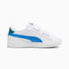Изображение Puma Детские кроссовки Smash 3.0 Leather V Sneakers Kids #5: PUMA White-Hyperlink Blue-Cold Green