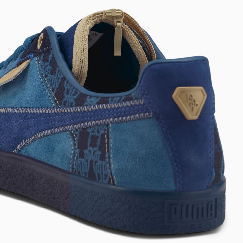 PUMA x DAPPER DAN Clyde Pre-Game Runway Sneakers, blue
