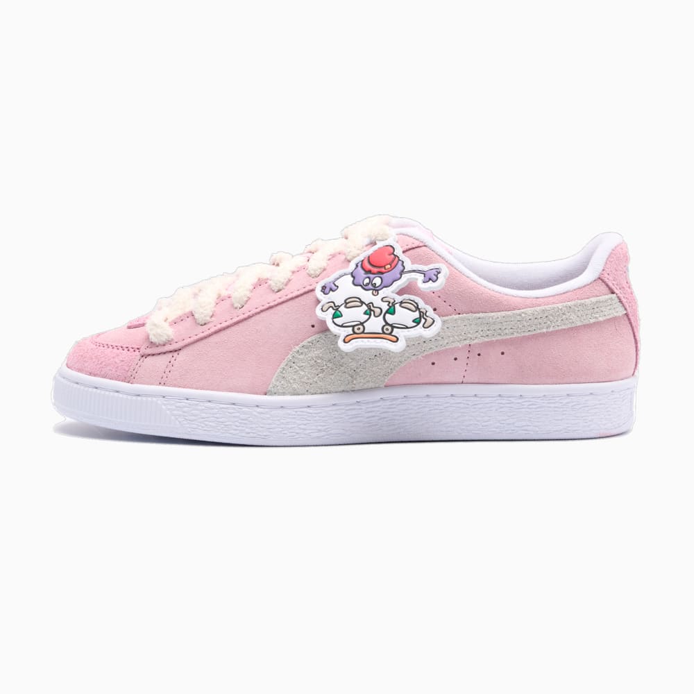 Dark pink puma suede clearance