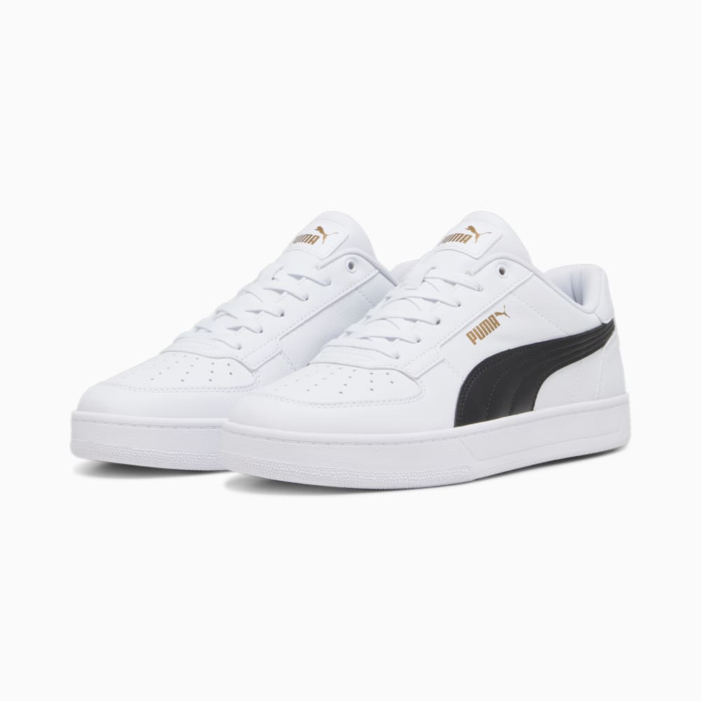 Zapatillas puma blancas con dorado 2025