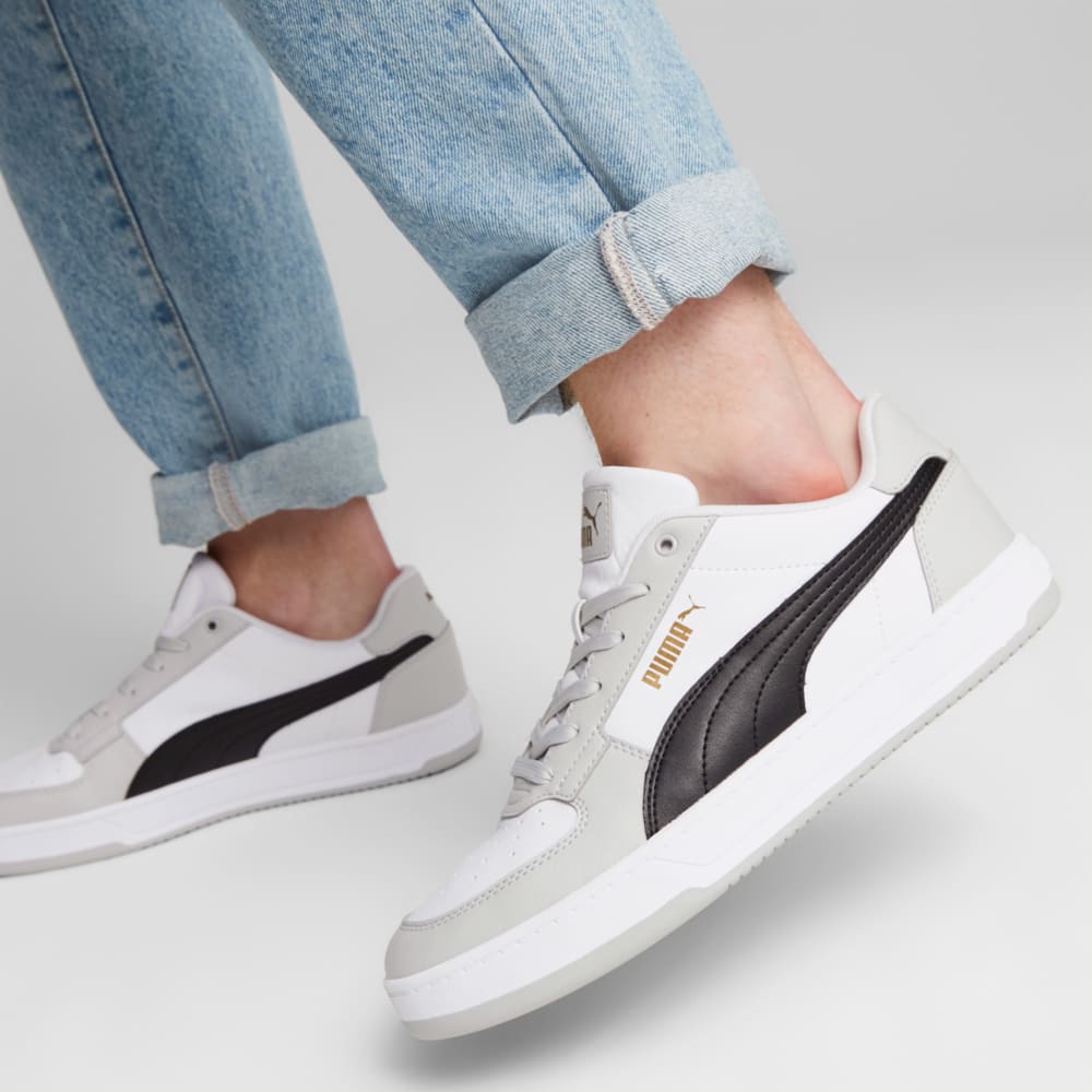 Изображение Puma Кроссовки Caven 2.0 Sneakers #2: PUMA White-PUMA Black-Ash Gray-Gold