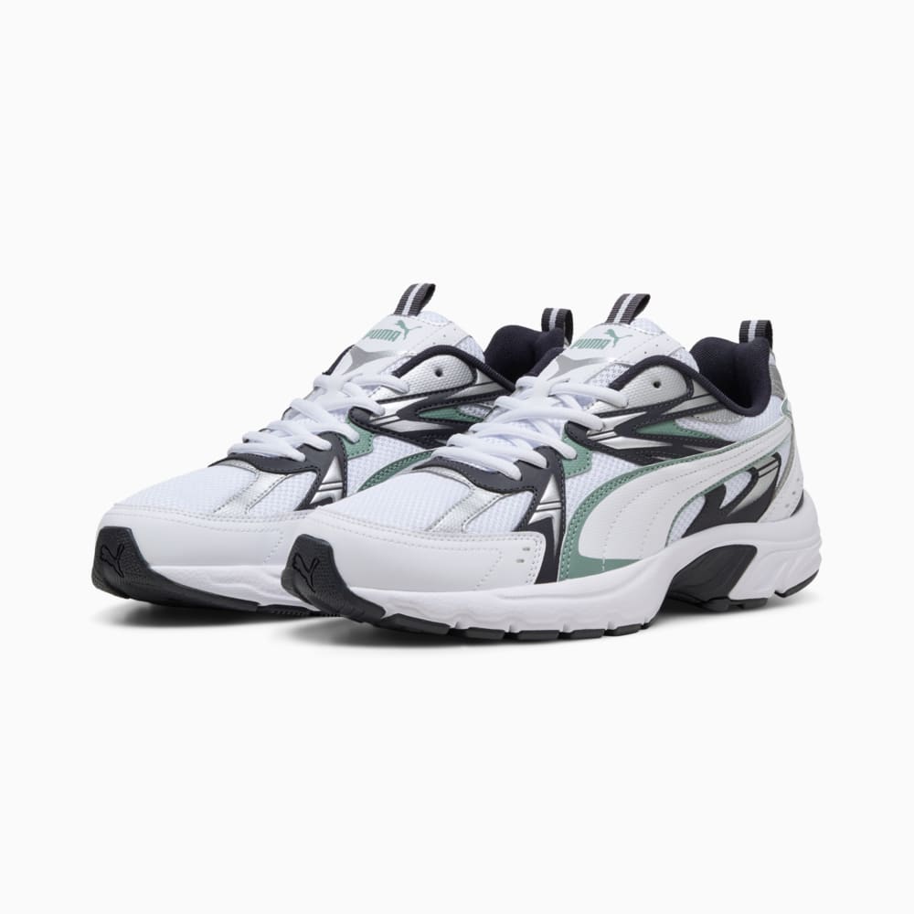 Зображення Puma Кросівки Milenio Tech Sneakers #2: PUMA White-Green Moon-New Navy