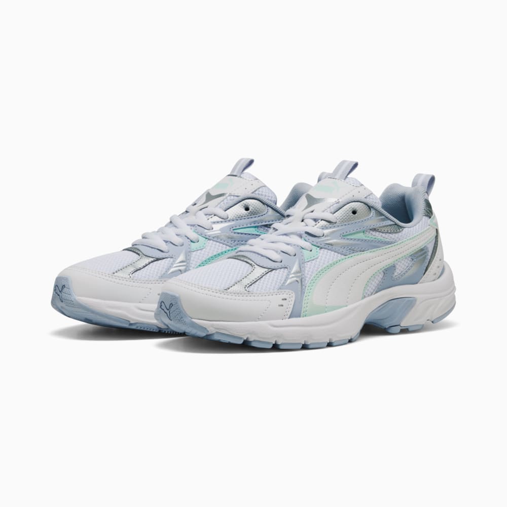 Изображение Puma Кроссовки Milenio Tech Sneakers #2: PUMA White-Peaceful Blue-Cool Weather