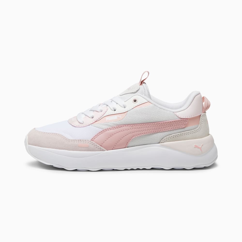 Изображение Puma Кроссовки Runtamed Platform Women's Sneakers #1: Feather Gray-Future Pink-PUMA White-Frosty Pink-Warm White