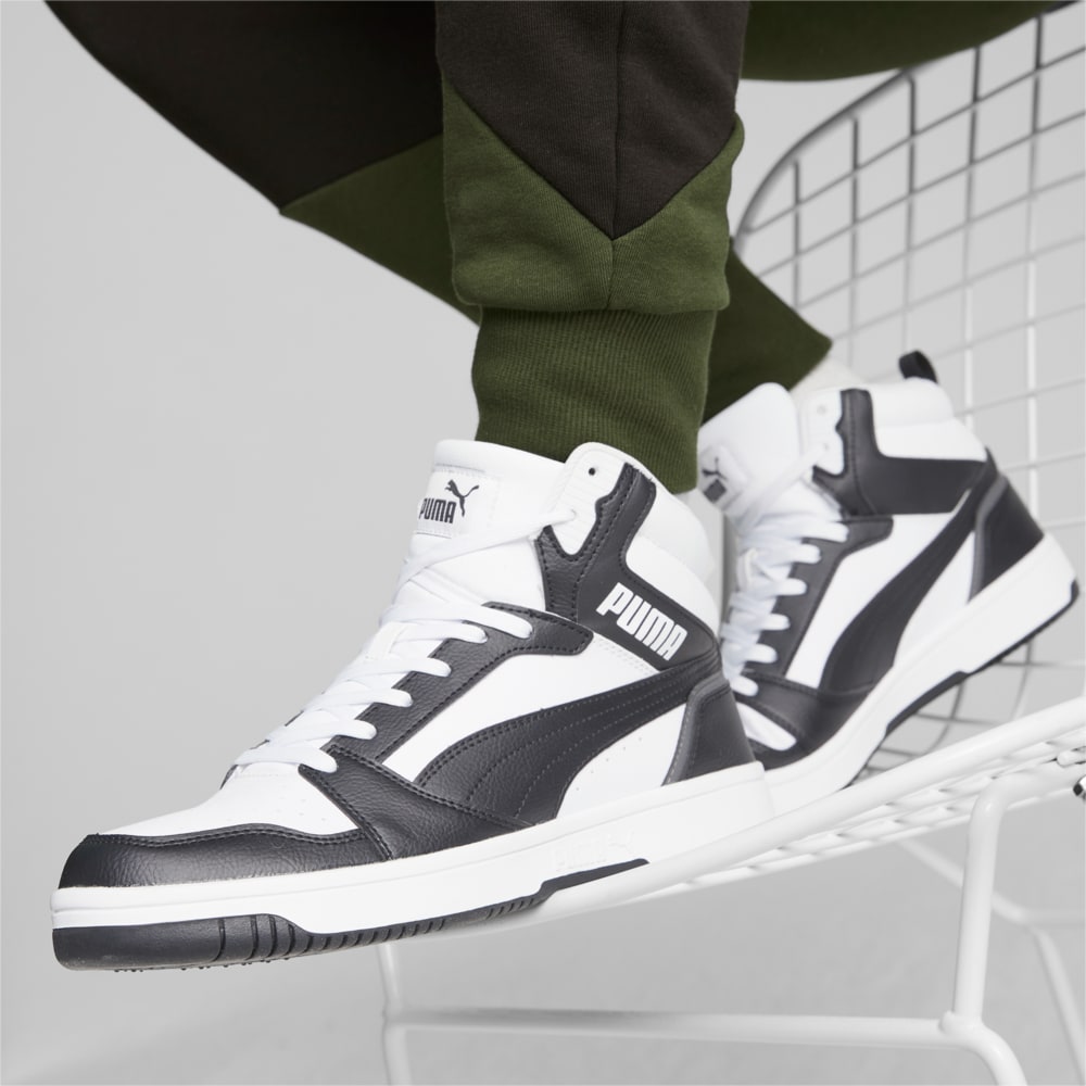 Зображення Puma Кросівки Rebound Sneakers #2: PUMA White-PUMA Black-Shadow Gray-PUMA White