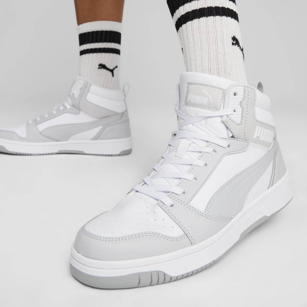 Изображение Puma Кроссовки Rebound Sneakers #2: PUMA White-Ash Gray