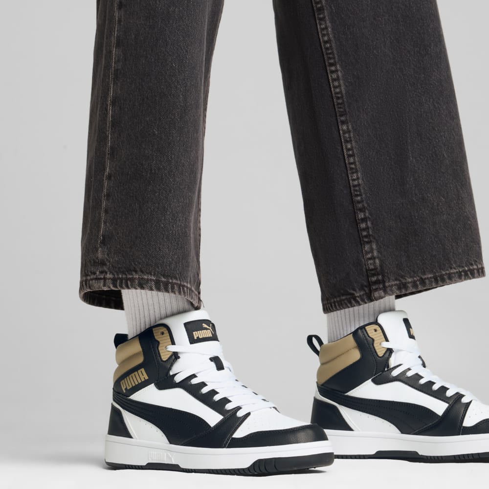 Изображение Puma Кроссовки Rebound Sneakers #2: PUMA White-PUMA Black-Oak Branch