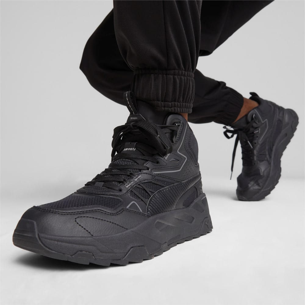 Изображение Puma Кроссовки Trinity Mid Hybrid Sneakers #2: PUMA Black-PUMA Black-Cool Dark Gray