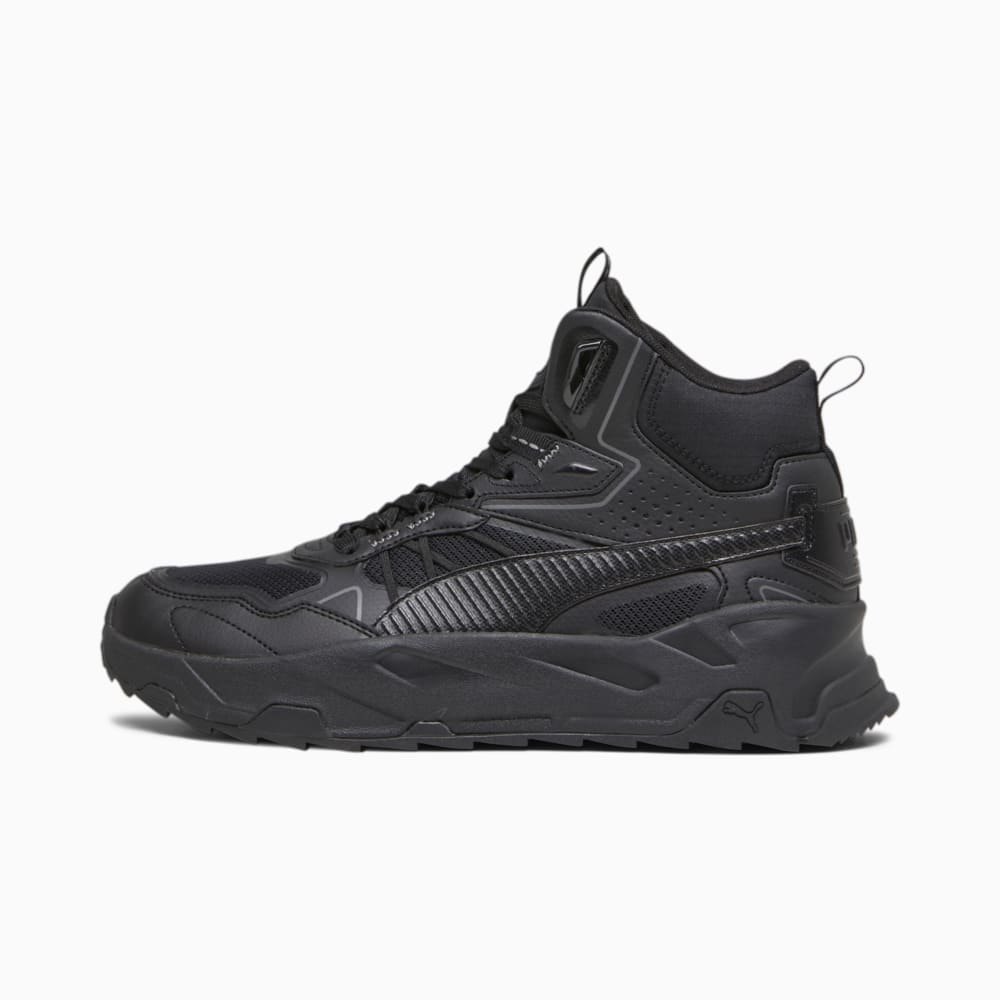 Зображення Puma Кросівки Trinity Mid Hybrid Sneakers #1: PUMA Black-PUMA Black-Cool Dark Gray