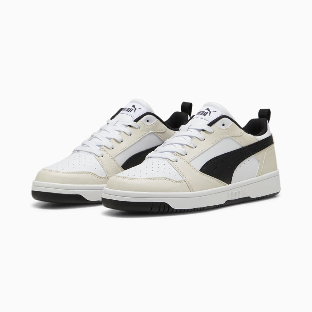 Зображення Puma Кеди Rebound V6 Low Sneakers #2: PUMA White-PUMA Black-Alpine Snow