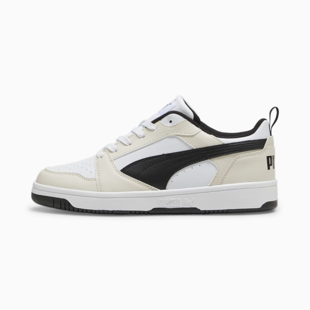 Изображение Puma Кеды Rebound V6 Low Sneakers #1: PUMA White-PUMA Black-Alpine Snow