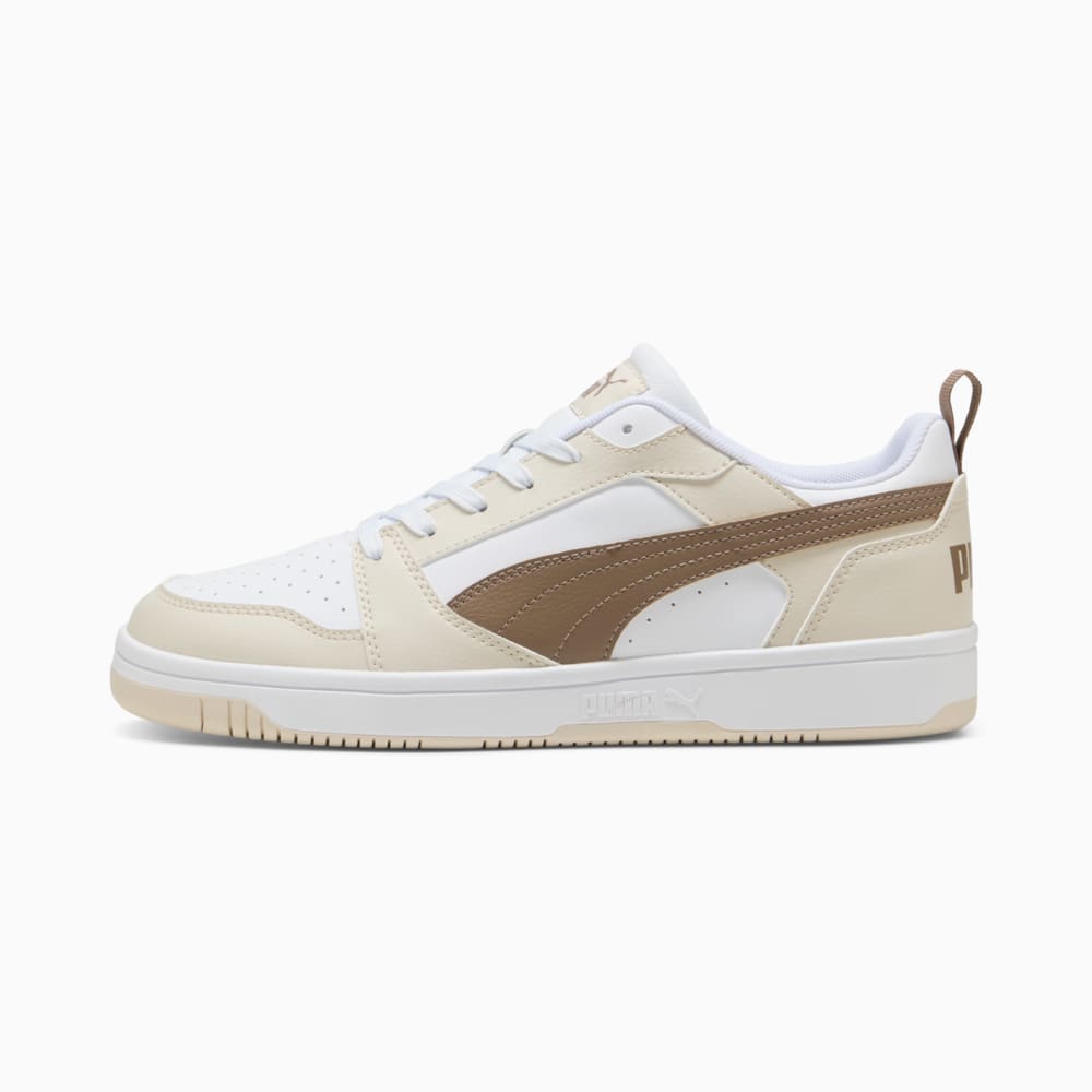 Изображение Puma Кеды Rebound V6 Low Sneakers #1: PUMA White-Totally Taupe-Alpine Snow