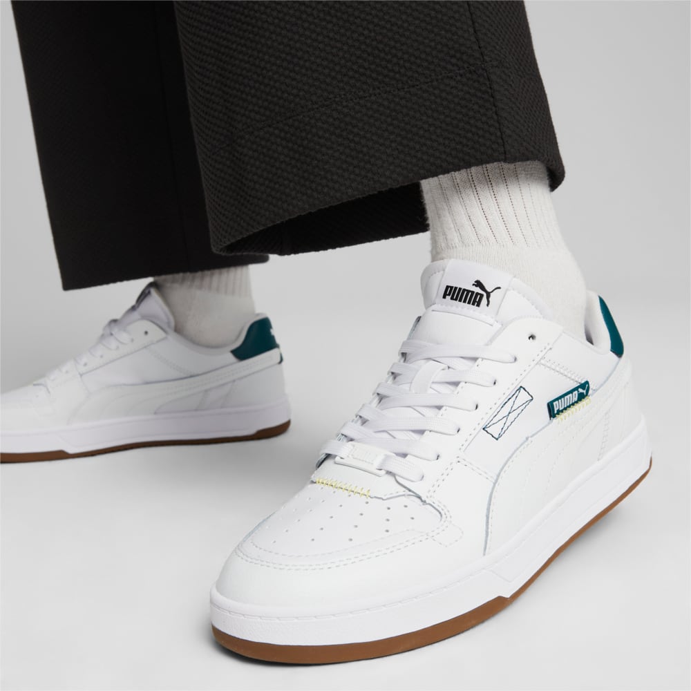 Изображение Puma Кеды Caven 2.0 VTG Sneakers #2: PUMA White-Malachite-PUMA Black-Yellow Sizzle