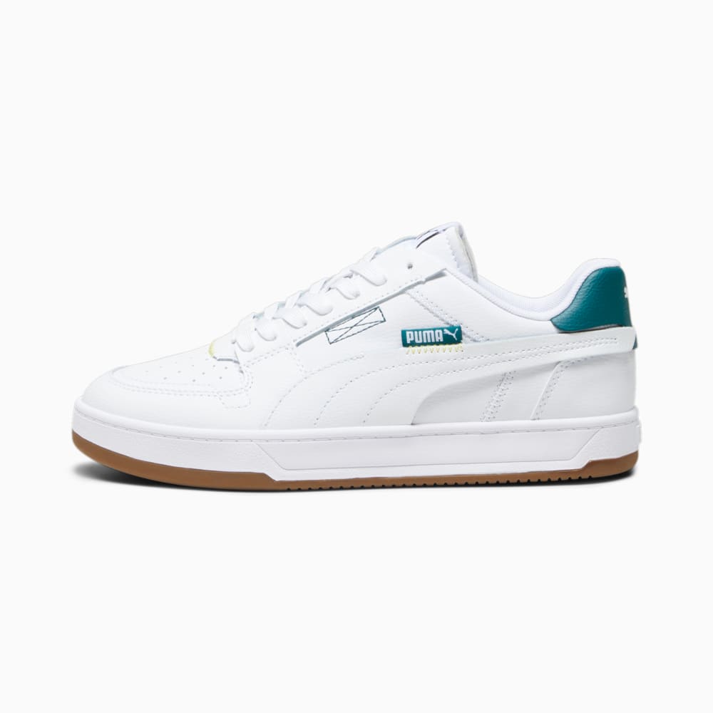 Изображение Puma Кеды Caven 2.0 VTG Sneakers #1: PUMA White-Malachite-PUMA Black-Yellow Sizzle