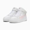 Изображение Puma Кроссовки Carina Street Mid Women’s Sneakers #4: PUMA White-Frosty Pink-Feather Gray
