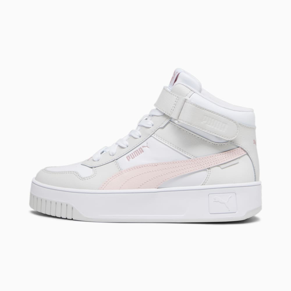 Зображення Puma Кросівки Carina Street Mid Women’s Sneakers #1: PUMA White-Frosty Pink-Feather Gray