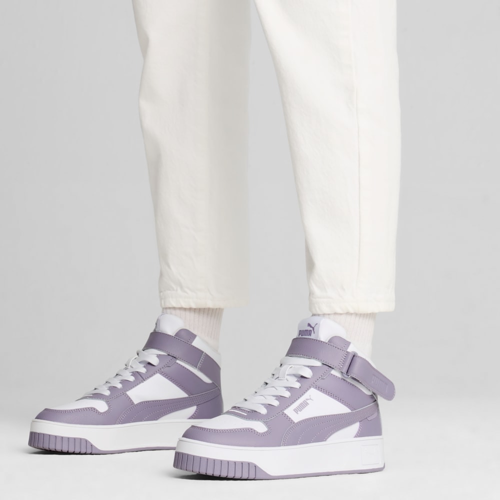 Зображення Puma Кросівки Carina Street Mid Women’s Sneakers #2: PUMA White-Pale Plum