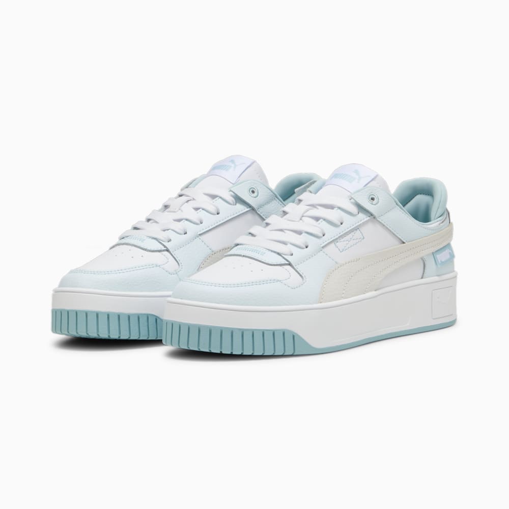 Изображение Puma Кеды Carina Street VTG Women's Sneakers #2: PUMA White-Feather Gray-Dewdrop