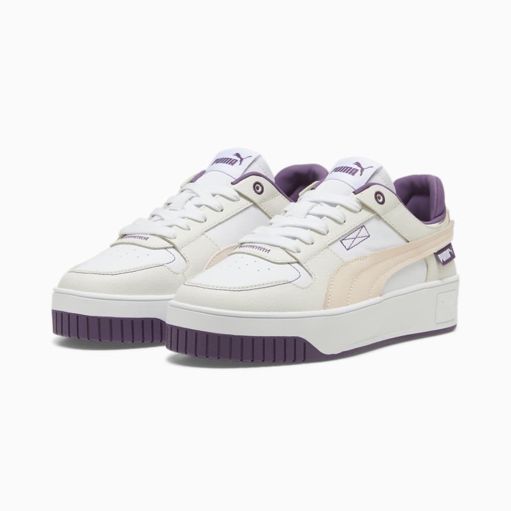 Изображение Puma Кеды Carina Street VTG Women's Sneakers #2: PUMA White-Rosebay-Vapor Gray