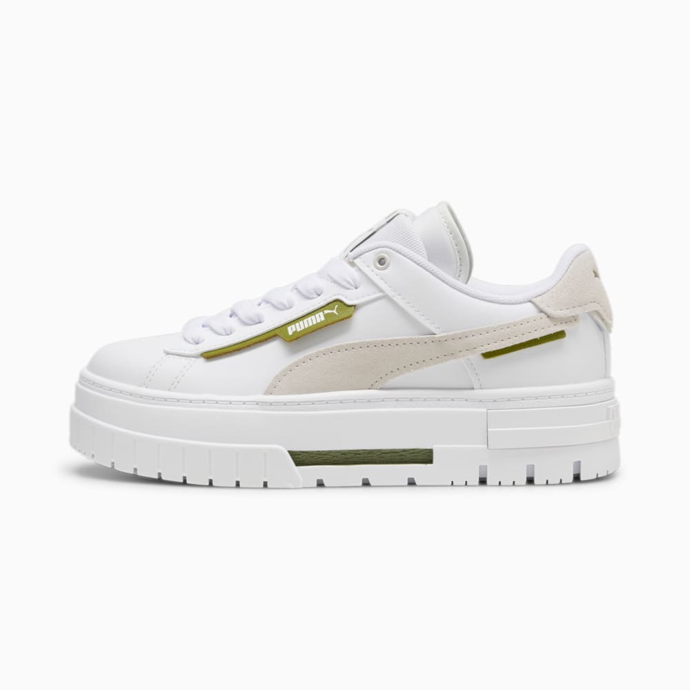 Изображение Puma Кеды Mayze Crashed Women’s Sneakers #1: PUMA White-Vapor Gray