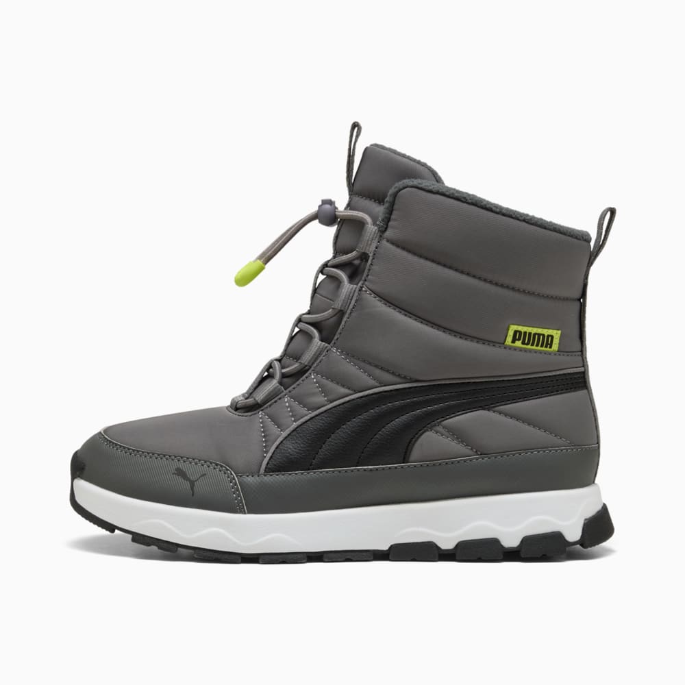 Изображение Puma Ботинки PUMA Evolve Youth Boots #1: Cast Iron-PUMA Black-Lime Smash