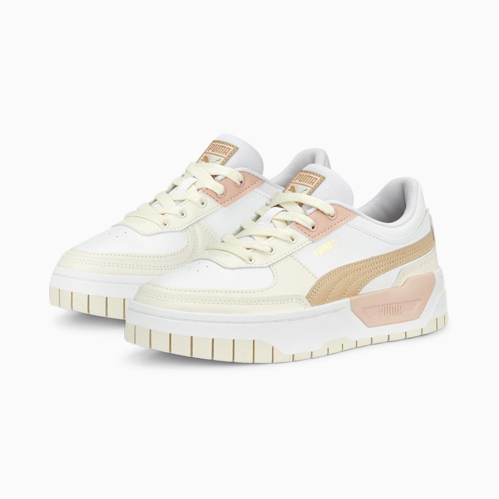 Изображение Puma Кеды Cali Dream Leather Sneakers Women #2: Frosted Ivory-PUMA White-Light Sand