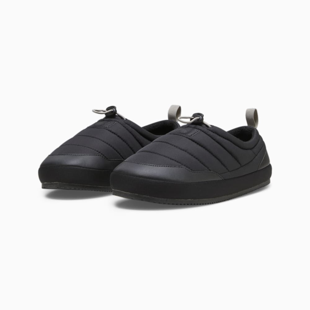 PUMA Tuff Padded Plus Slippers 10 Black PUMA Black Concrete Gray Puma 392836 01