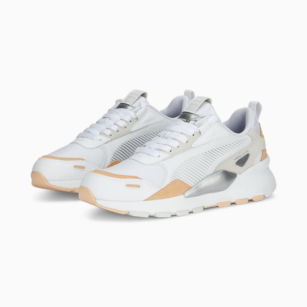 Зображення Puma Кросівки RS 3.0 Metallic Sneakers Women #2: PUMA White-Cashew