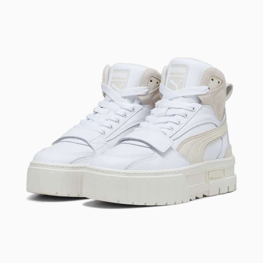 Зображення Puma Кеди Mayze Mid PRM Sneakers Women #2: PUMA White-Warm White