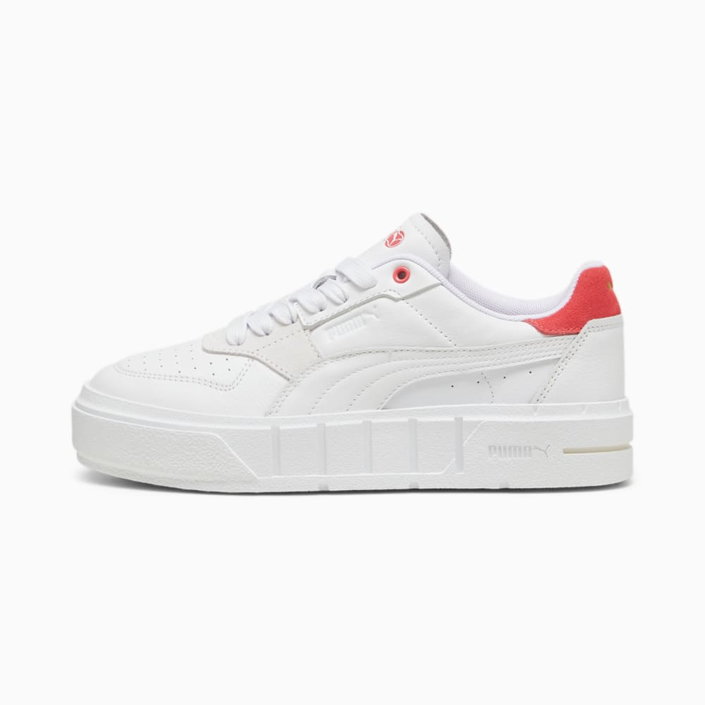 Изображение Puma Кеды Cali Court Match Sneakers Women #1: PUMA White-Tart Cherry