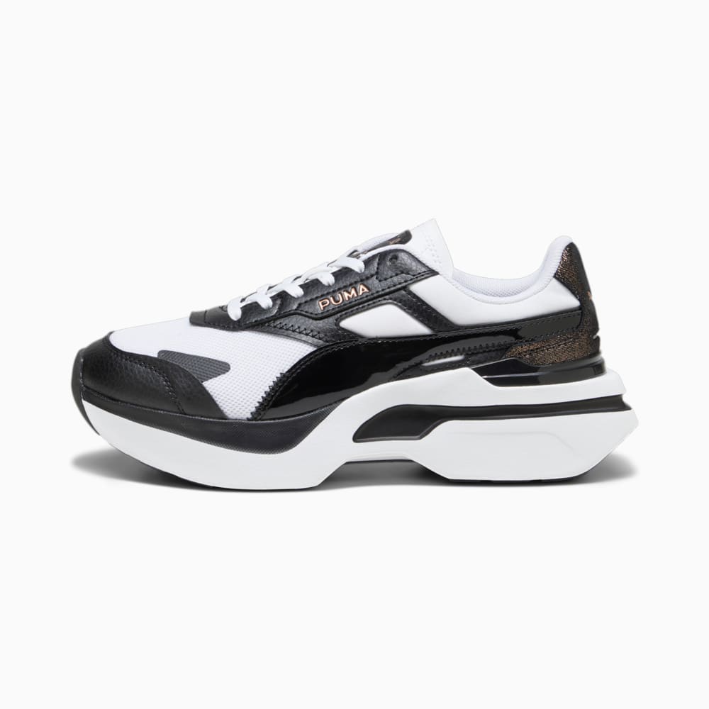 Black and white puma sale sneakers