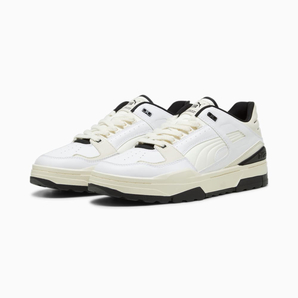 Slipstream Xtreme Leather Sneakers 30 Gray Vaporous Gray Warm White PUMA Black Puma 393443 01