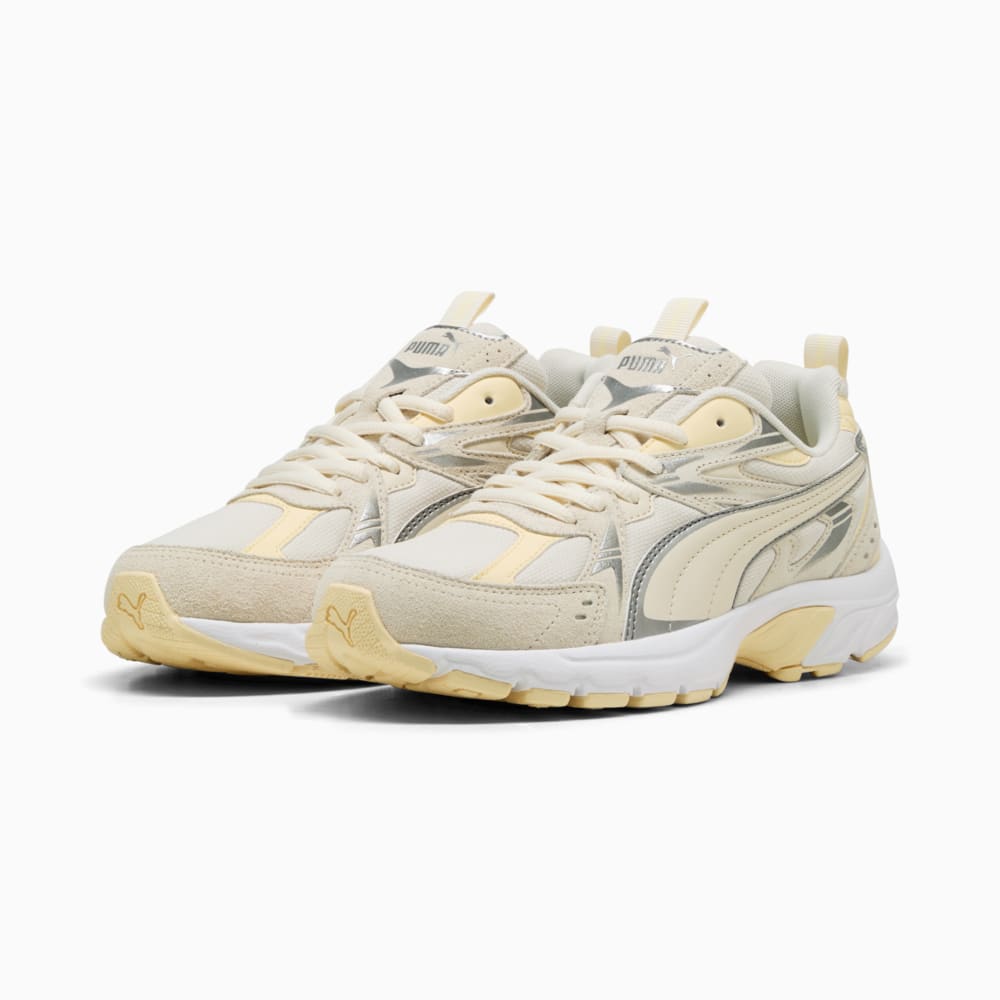 Зображення Puma Кросівки Milenio Tech Suede Sneakers #2: Alpine Snow-Puma Aged Silver