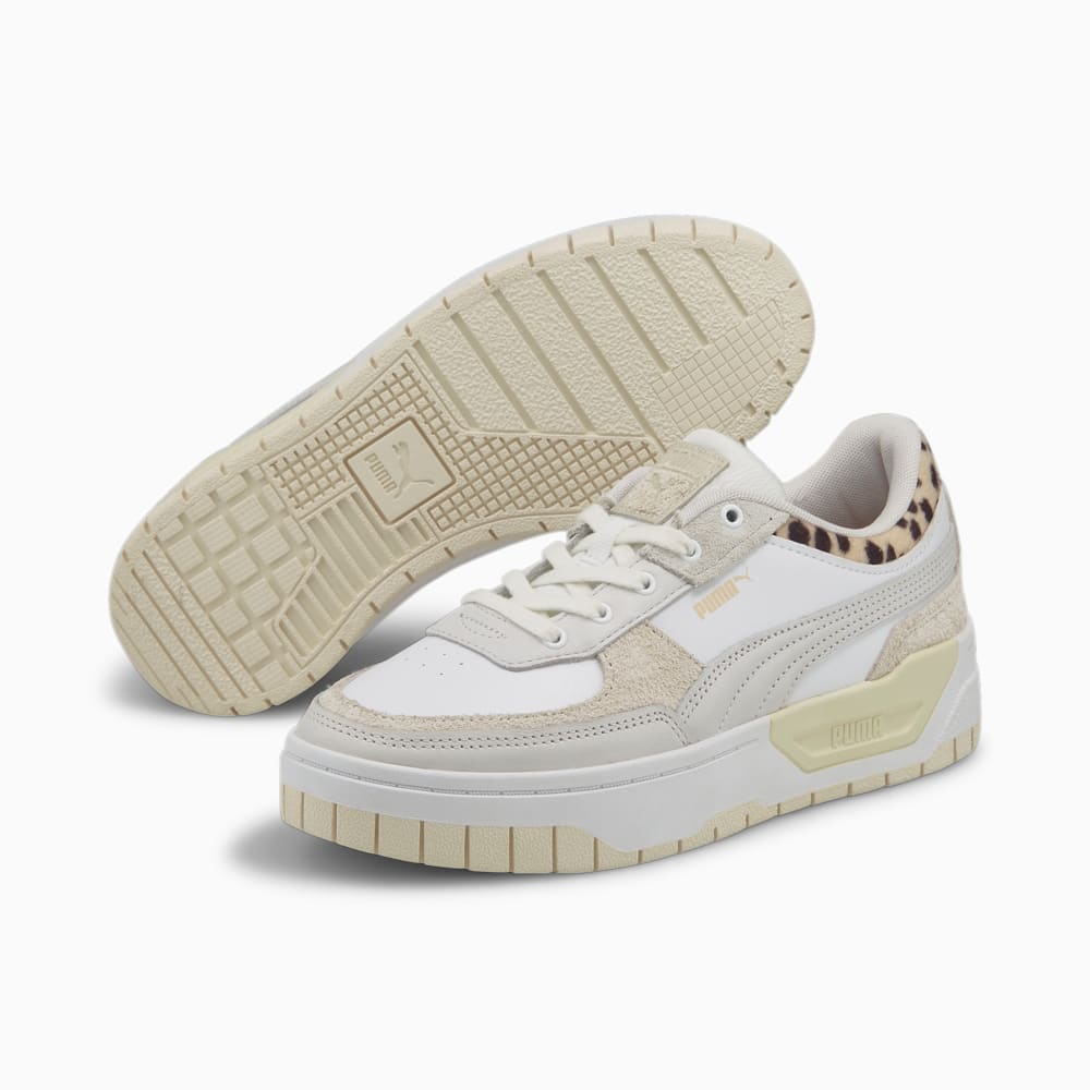 Изображение Puma Кеды Cali Dream Animalia Leopard Sneakers Women #2: PUMA White-PUMA White-Frosted Ivory