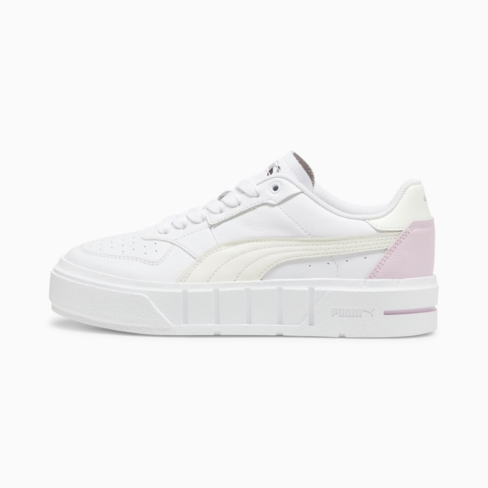 Изображение Puma Кеды PUMA Cali Court Leather Women’s Sneakers #1: PUMA White-Grape Mist