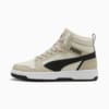 Зображення Puma Кросівки Rebound V6 Mid Sneakers Youth #1: Desert Dust-PUMA Black-Vapor Gray