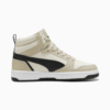 Зображення Puma Кросівки Rebound V6 Mid Sneakers Youth #5: Desert Dust-PUMA Black-Vapor Gray