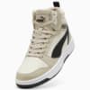Зображення Puma Кросівки Rebound V6 Mid Sneakers Youth #6: Desert Dust-PUMA Black-Vapor Gray