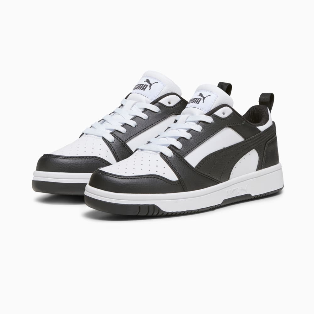 Зображення Puma Кеди Rebound V6 Lo Youth Sneakers #2: Puma White-Puma Black