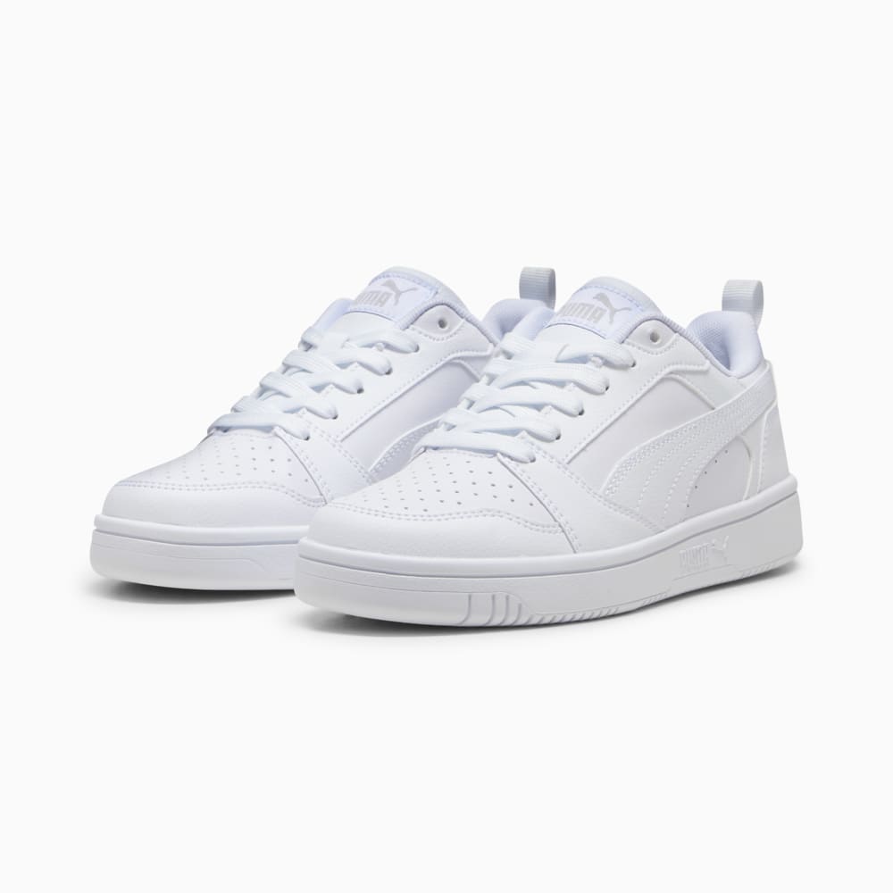 Изображение Puma Кеды Rebound V6 Lo Youth Sneakers #2: PUMA White-Cool Light Gray