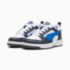 Зображення Puma Дитячі кеди Rebound V6 Lo Kids' Sneakers #2: PUMA White-Hyperlink Blue-Galactic Gray