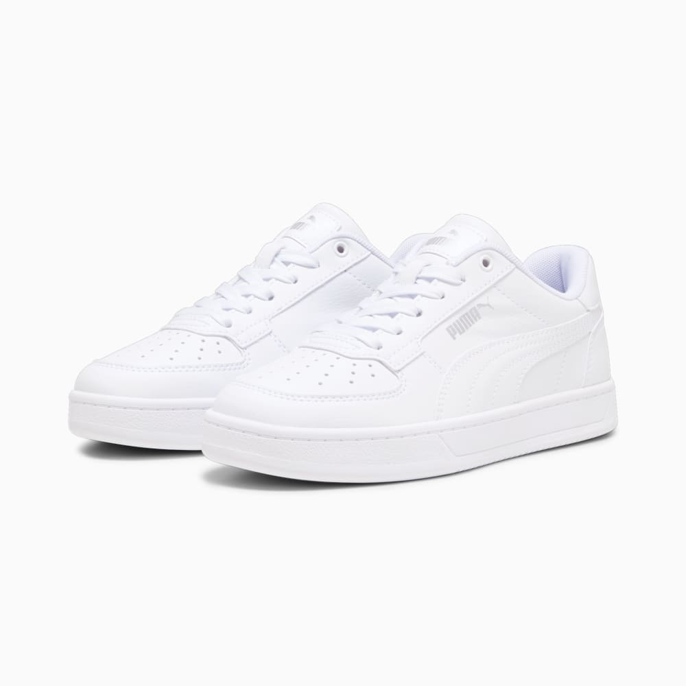 Изображение Puma Кеды PUMA Caven 2.0 Youth Sneakers #2: Puma White-Puma Silver-Puma Black