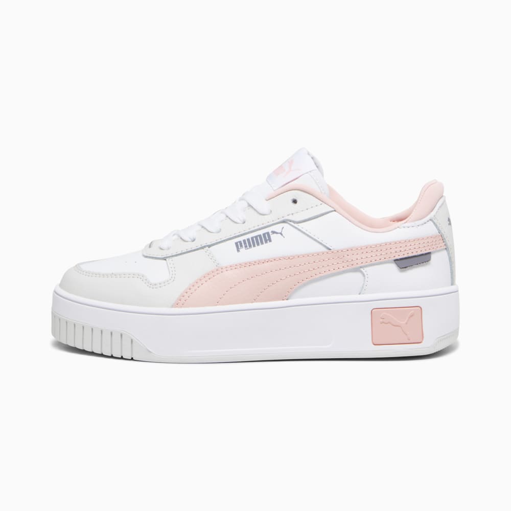 Изображение Puma Кеды Carina Street Youth Sneakers #1: PUMA White-Rose Dust-Feather Gray