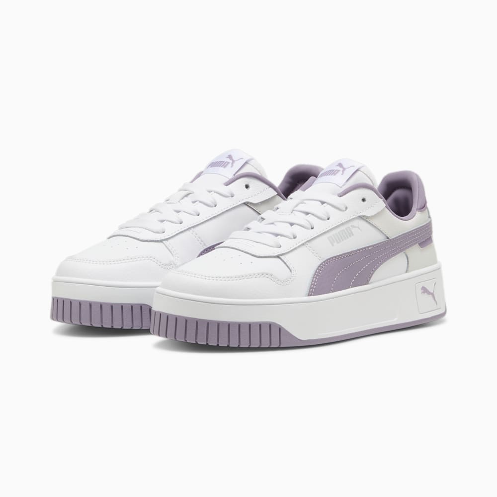Зображення Puma Кеди Carina Street Youth Sneakers #2: PUMA White-Pale Plum-PUMA Silver