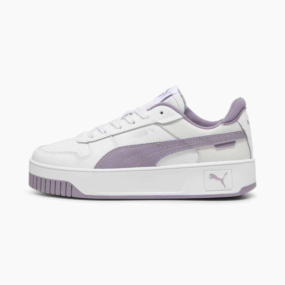 Зображення Puma Кеди Carina Street Youth Sneakers #1: PUMA White-Pale Plum-PUMA Silver