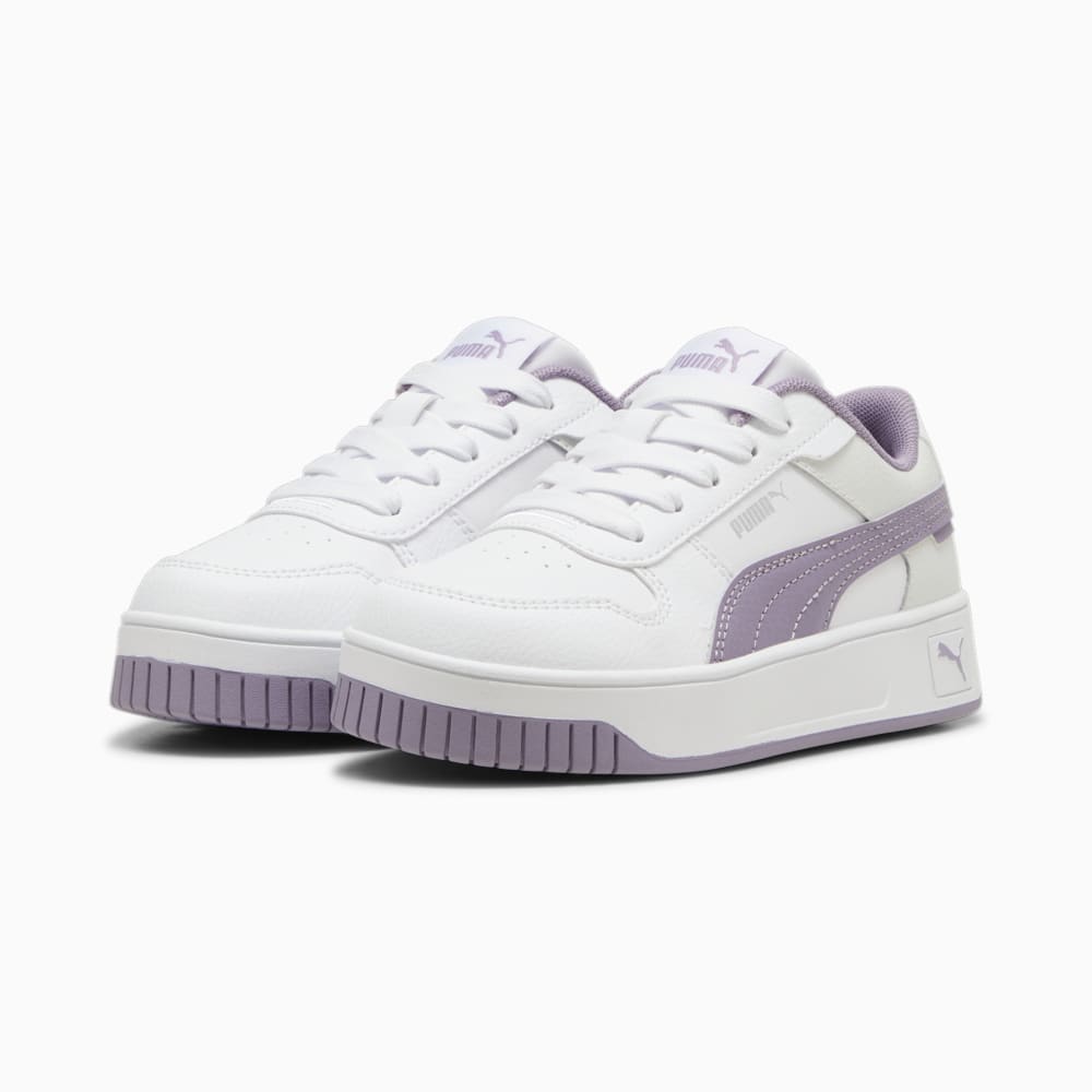 Зображення Puma Дитячі кеди Carina Street Kids’ Sneakers #2: PUMA White-Pale Plum-PUMA Silver
