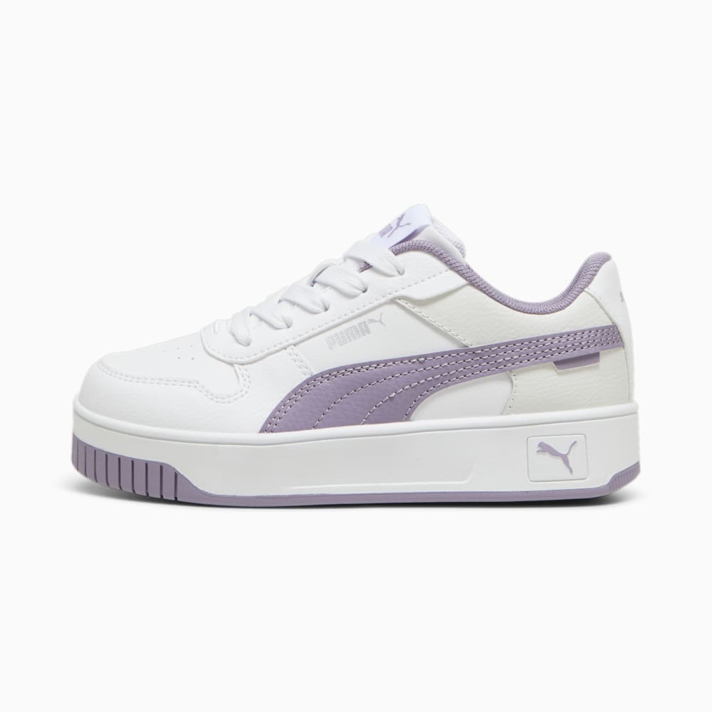Зображення Puma Дитячі кеди Carina Street Kids’ Sneakers #1: PUMA White-Pale Plum-PUMA Silver