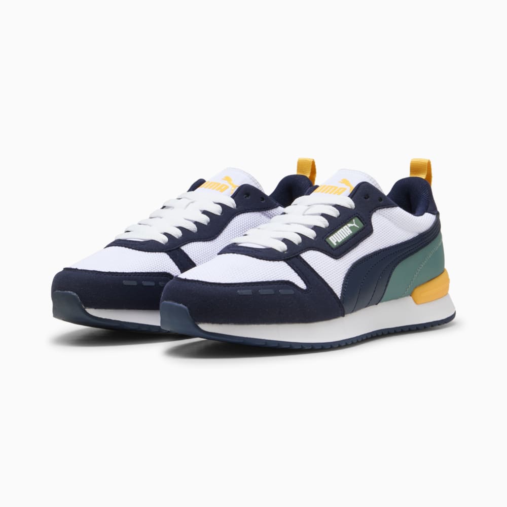 Изображение Puma Кроссовки PUMA R78 Sneakers #2: PUMA White-PUMA Navy-Green Moon
